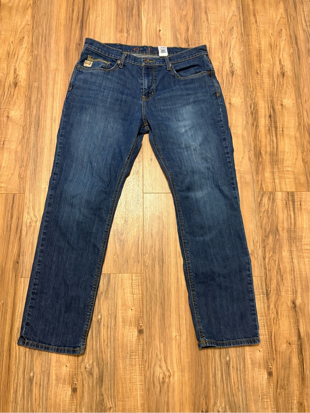 Cinch Men's Dark Blue Straight Leg Jeans